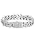 12mm white gold iceman cuban bracelet by Iceman Society