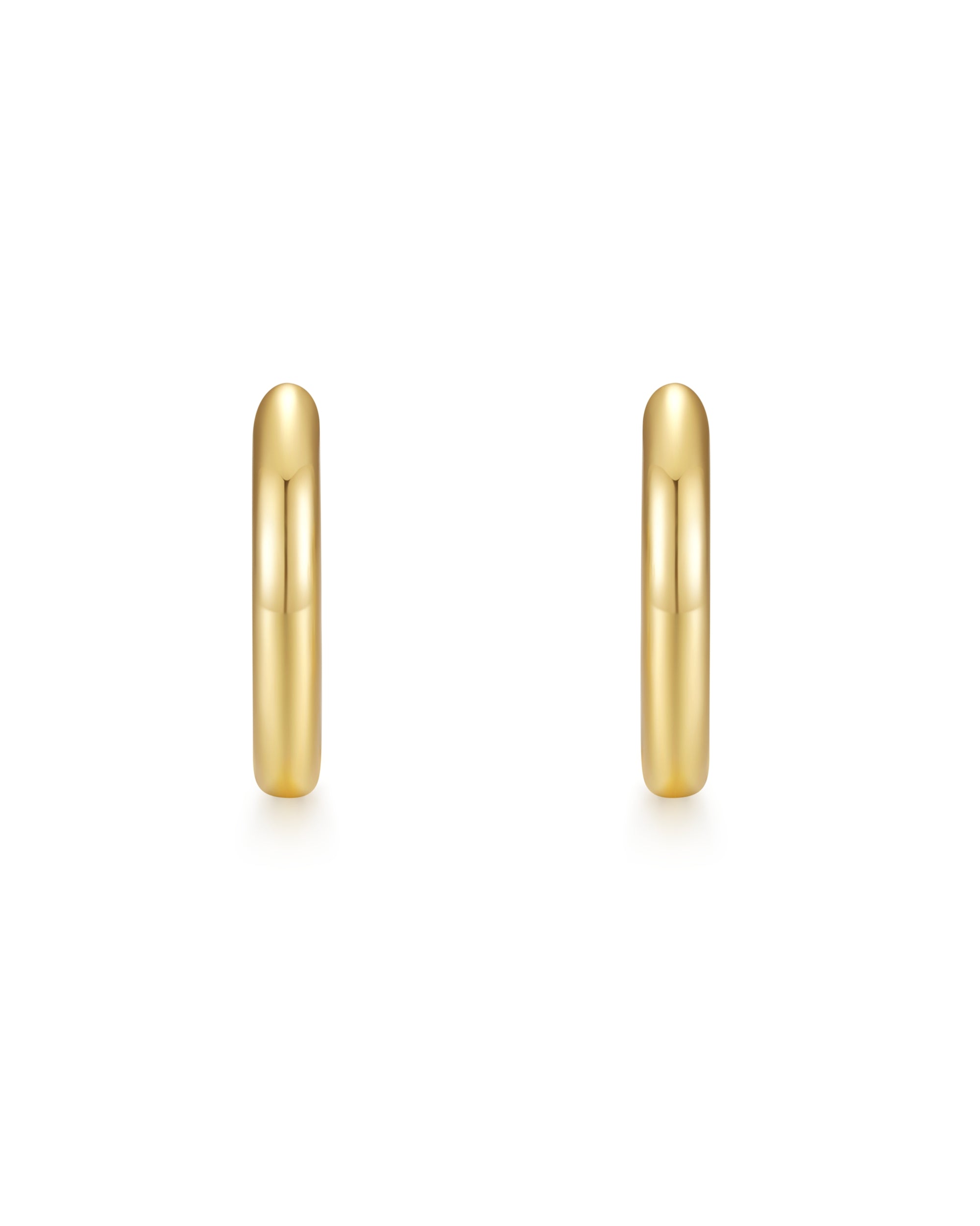 18k gold earrings by Iceman Society