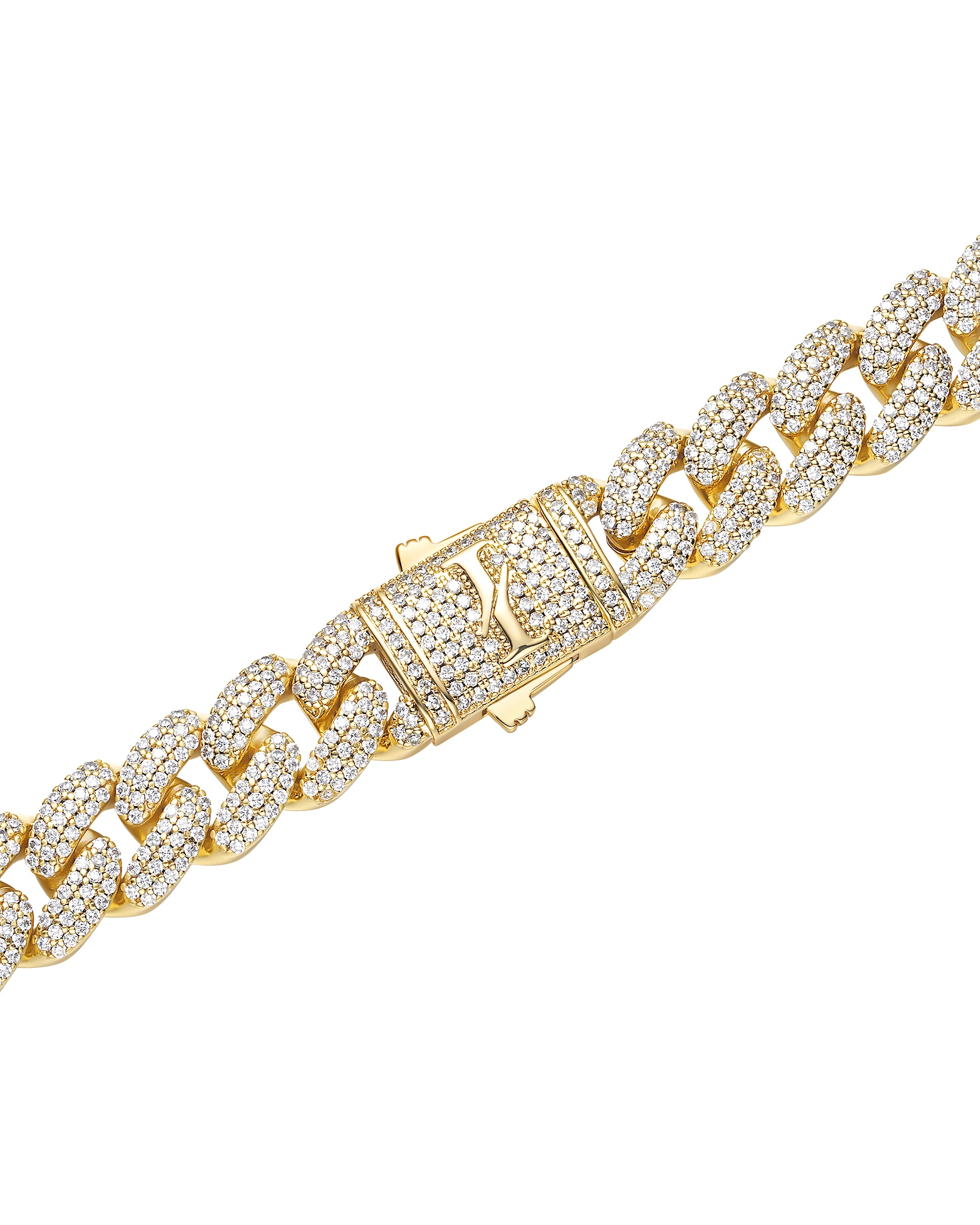 12mm 18k gold iceman cuban necklace by Iceman Society